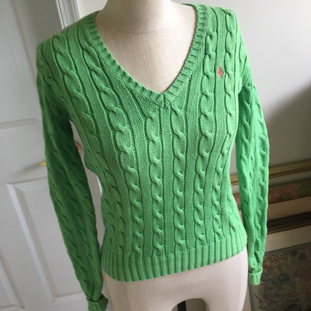 Ralph Lauren Sport V neck sweater